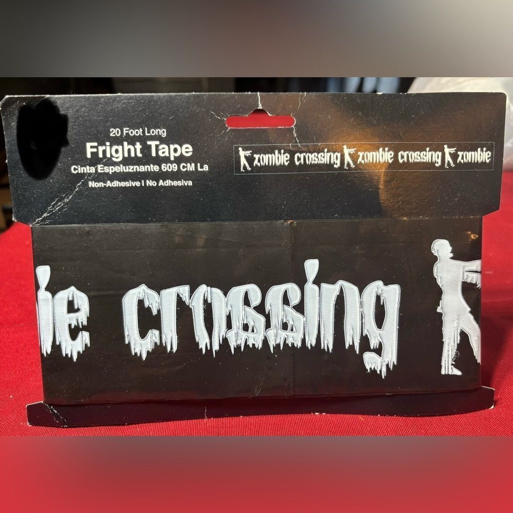 20’ “Fright Tape" ZOMBIE CROSSING NWT HALLOWEEN